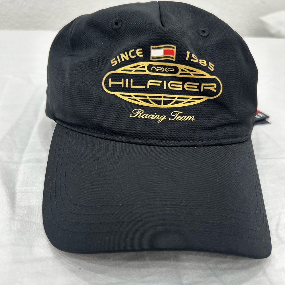 Tommy Hilfiger Black Cap with Gold Logo